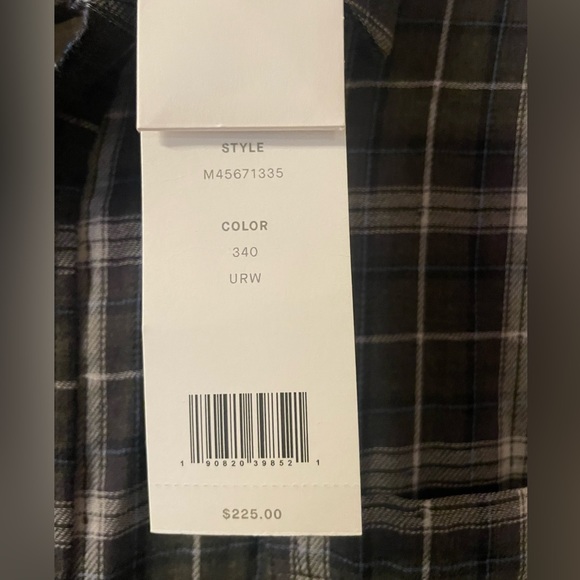 Vince soft flannel plaid button down - Picture 4 of 4